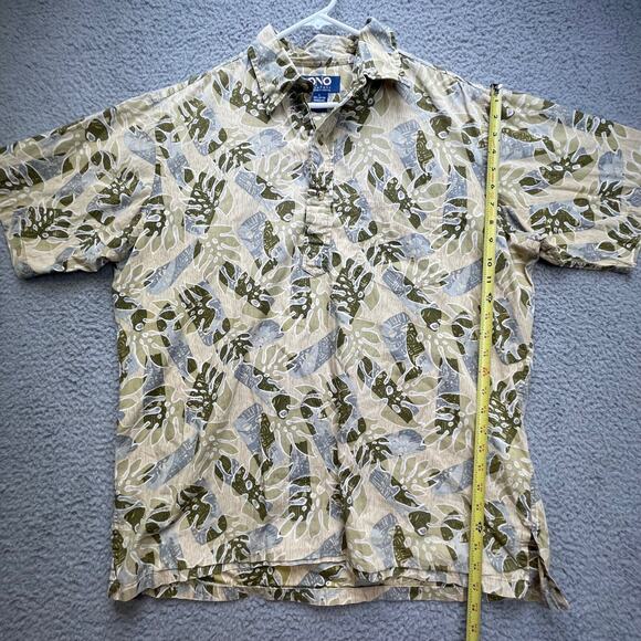 Hawaiian Shirt Men's Large Liberty House Aloha Button Up Luau Short Sleeve - Picture 3 of 12